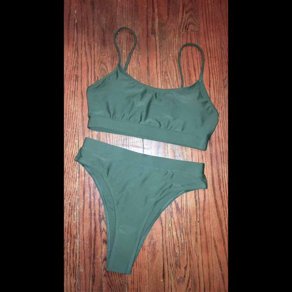 SWIM Bikini Olive Green Bikini Swimsuit